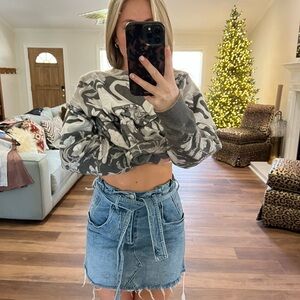 We The Free Denim Skirt